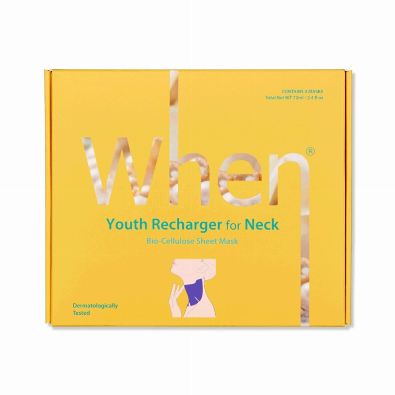 Youth Recharger for Neck Premium Bio-Cellulose Sheet Mask - When