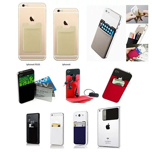 Quick Pocket For Every Smart Phone With RFID Protection - Gold