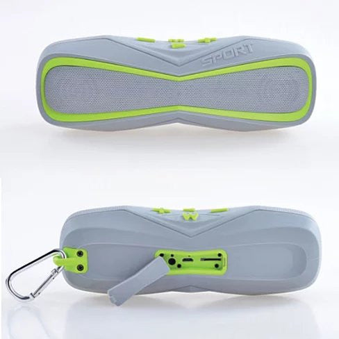 Slinky Waterproof Bluetooth Speaker Sports Edition - Neon Blue