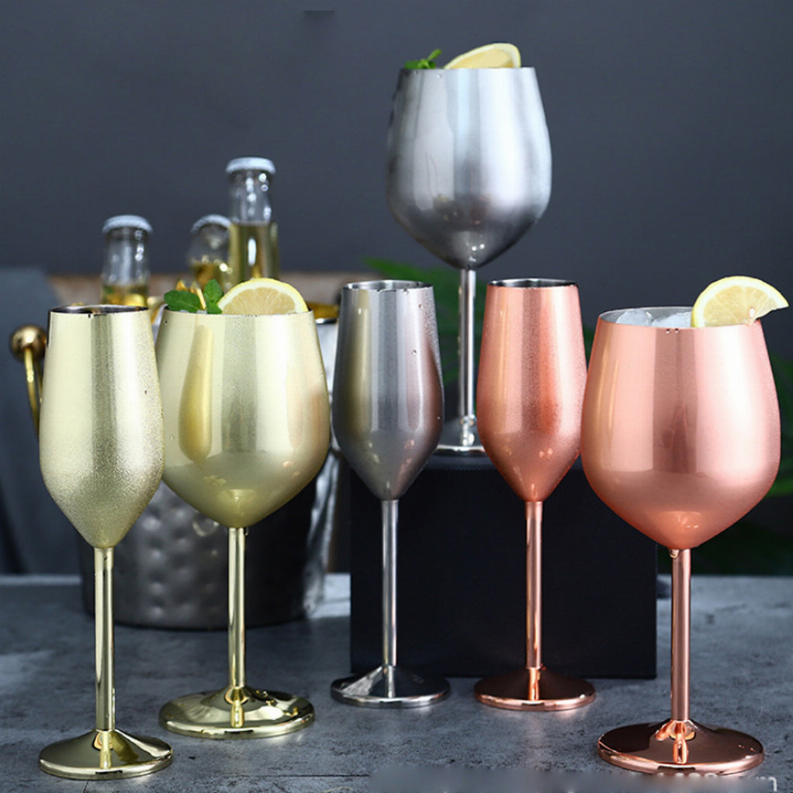 Happiest Hours Cocktail Glasses Let The Party Begin - Silvery Champagne Flute  Pair