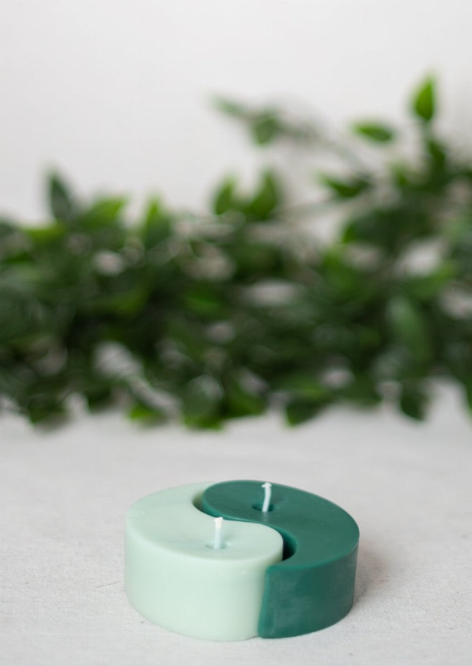 Yin Yang Candle Collection - Kiwi Green (HomeTown)