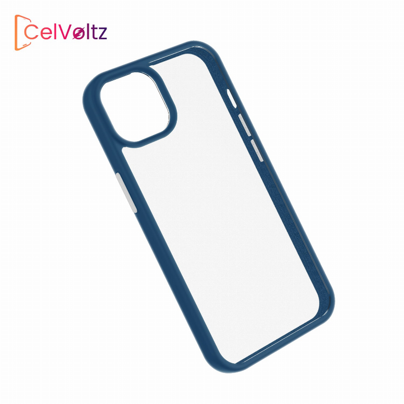 Celvoltz Hard Pc + Soft TPU Frame [Shock-Absorbing] Phone Case - iPhone 11 Blue