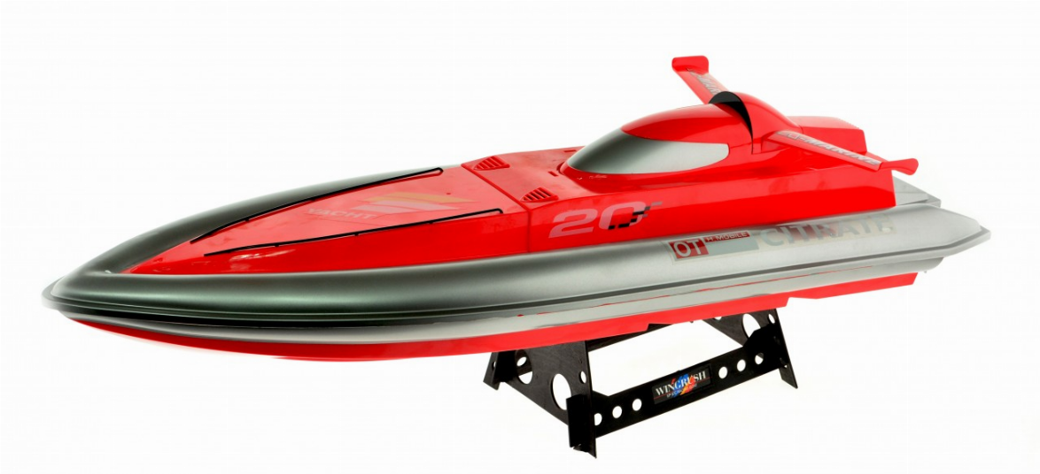 Dual Motor Speed Boat With 2.4 Ghz Remote - 32 in Red