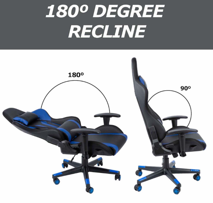 Avatar Gaming Chair - Blue With LED