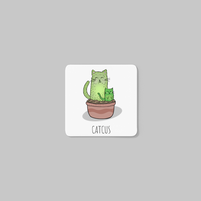 Cactus Coaster Set (4 Pieces)