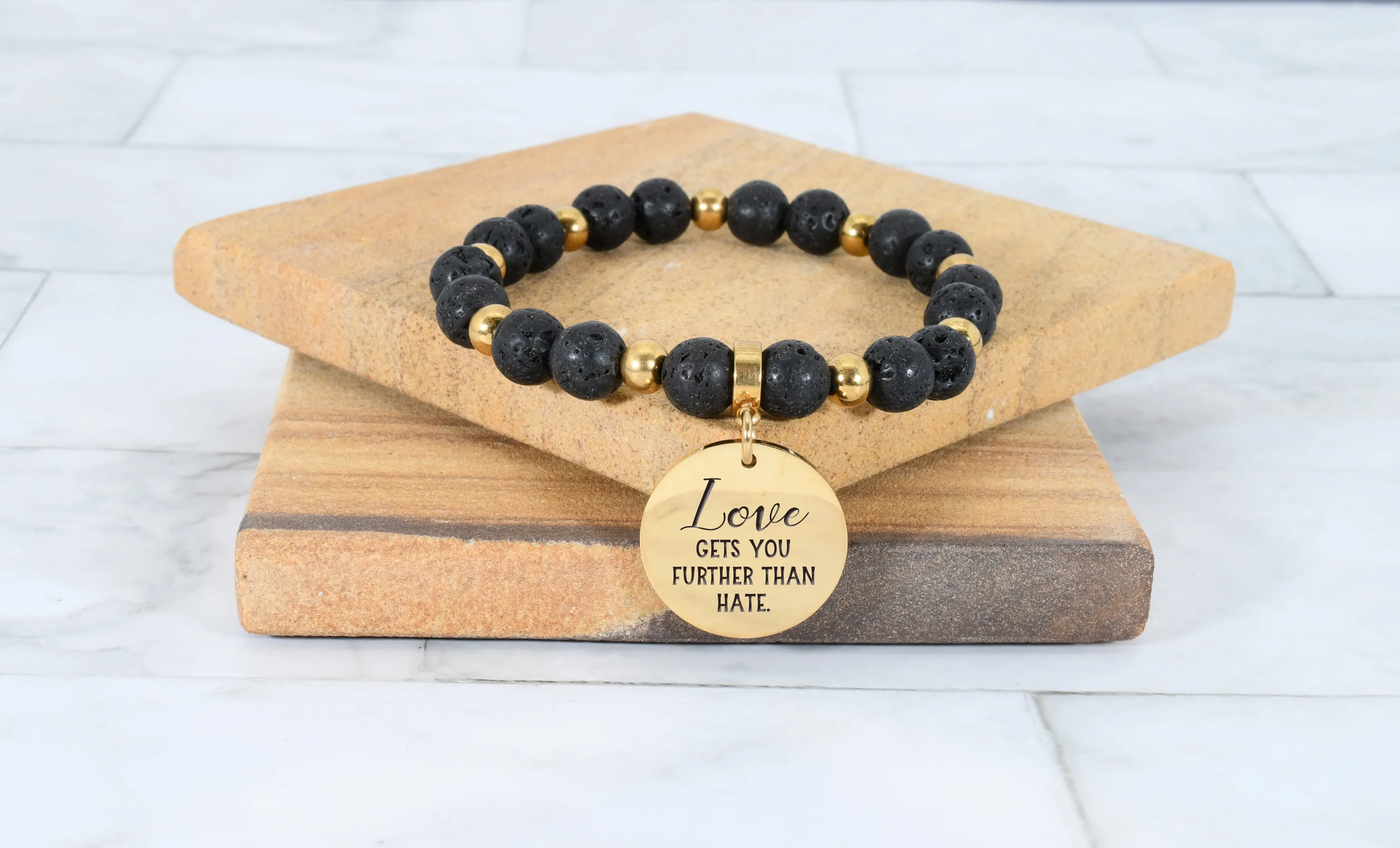 TopDawg | Pink Box Accessories,Natural Lava Inspirational Stretch