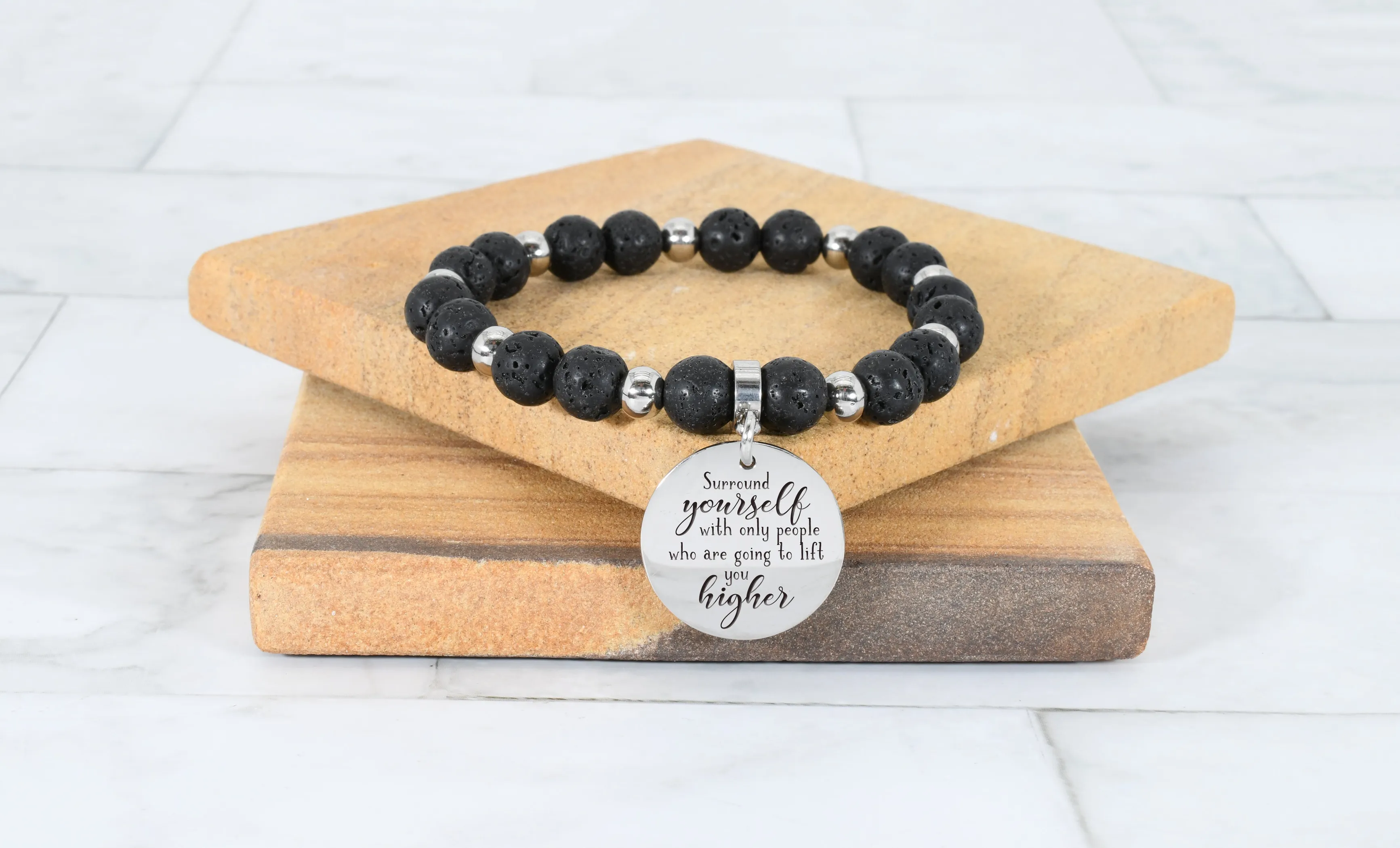 TopDawg | Pink Box Accessories,Natural Lava Inspirational Stretch