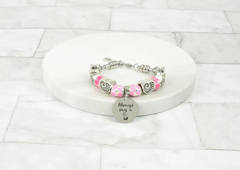 TopDawg | Pink Box Accessories,Kids Adjustable Inspirational Pink