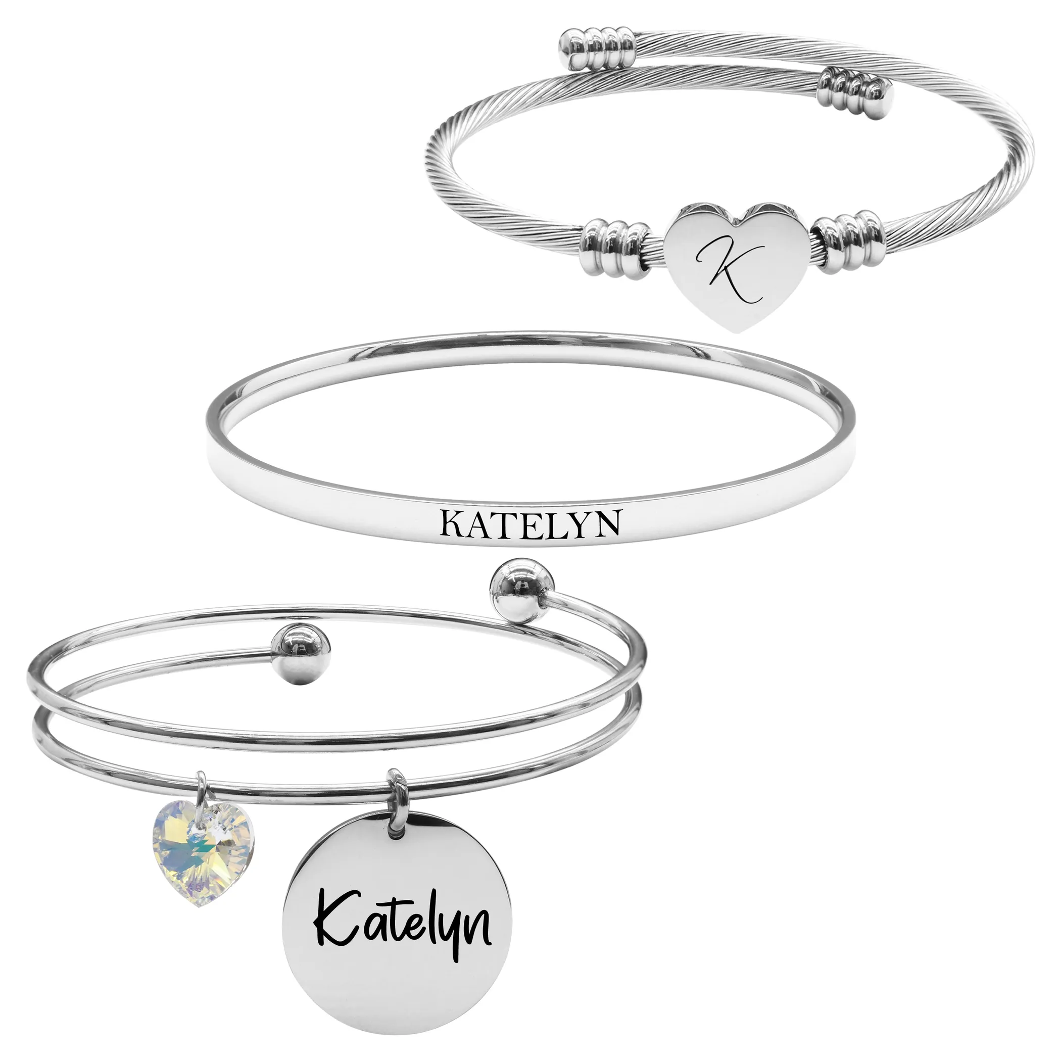 Reversible Interchangeable Personalized Photo Bracelet