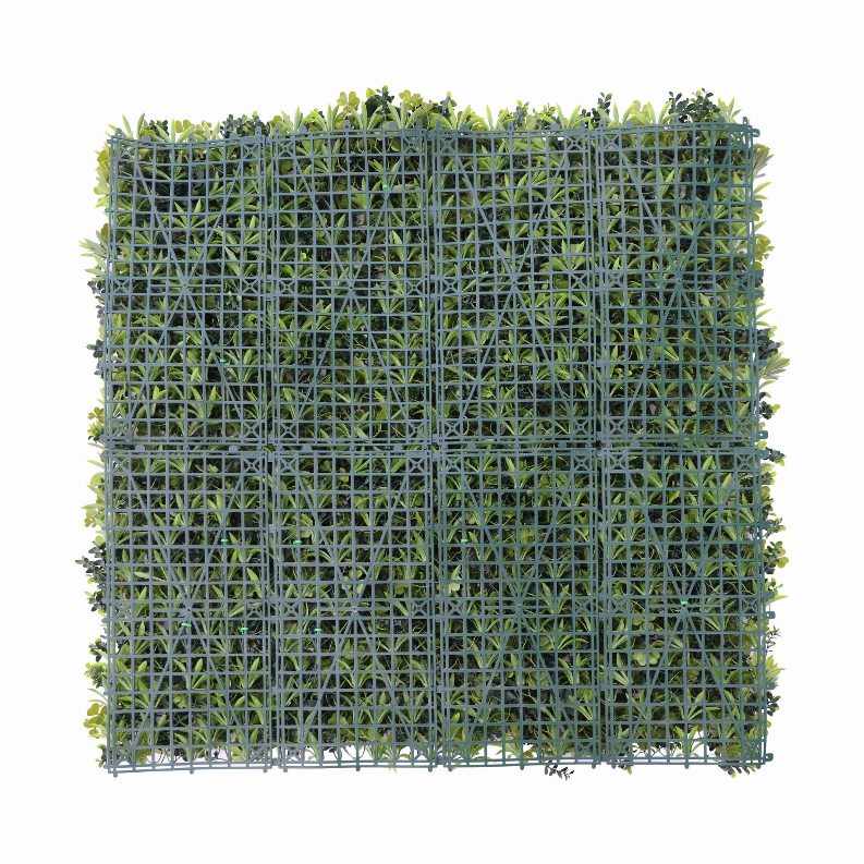 Sample Panel of Artificial Green Wall Vertical Garden (Small Sample) - White Oasis