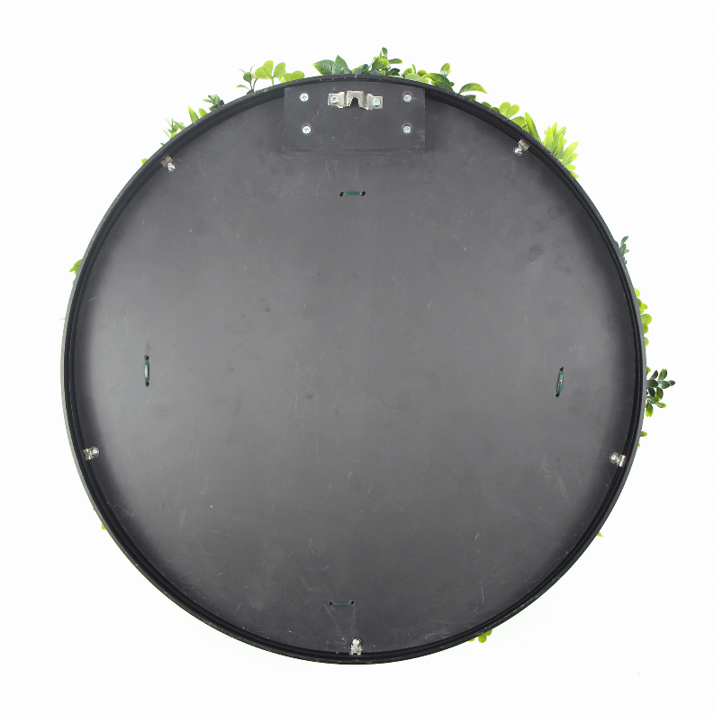 Artificial Green Wall Disc - 30" Black Frame