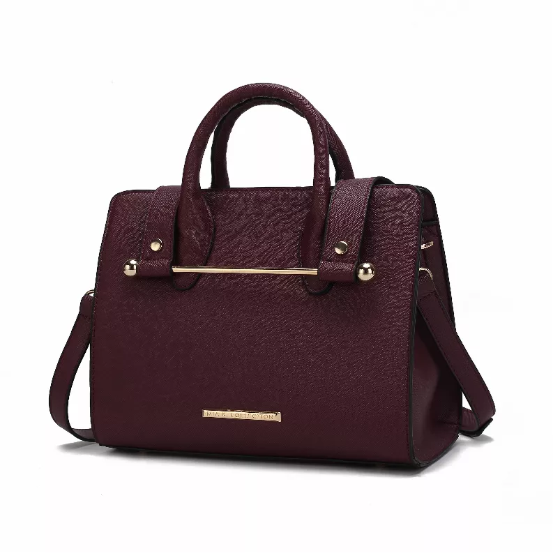 Moda Luxe 'Van' Vegan Leather Satchel Bag