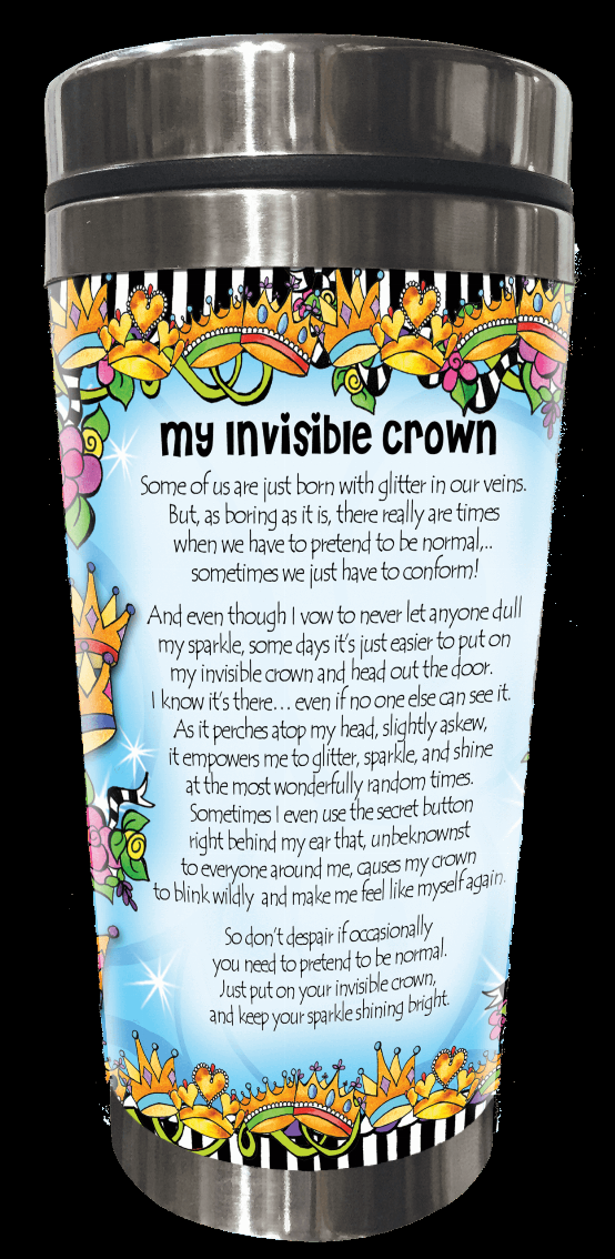 Wacky Stainless Steel Tumbler -  Invisible Crown