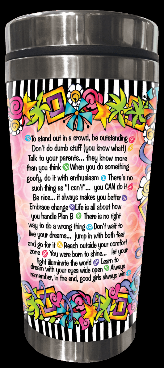 Wacky Stainless Steel Tumbler -  Wisdom for Young Women