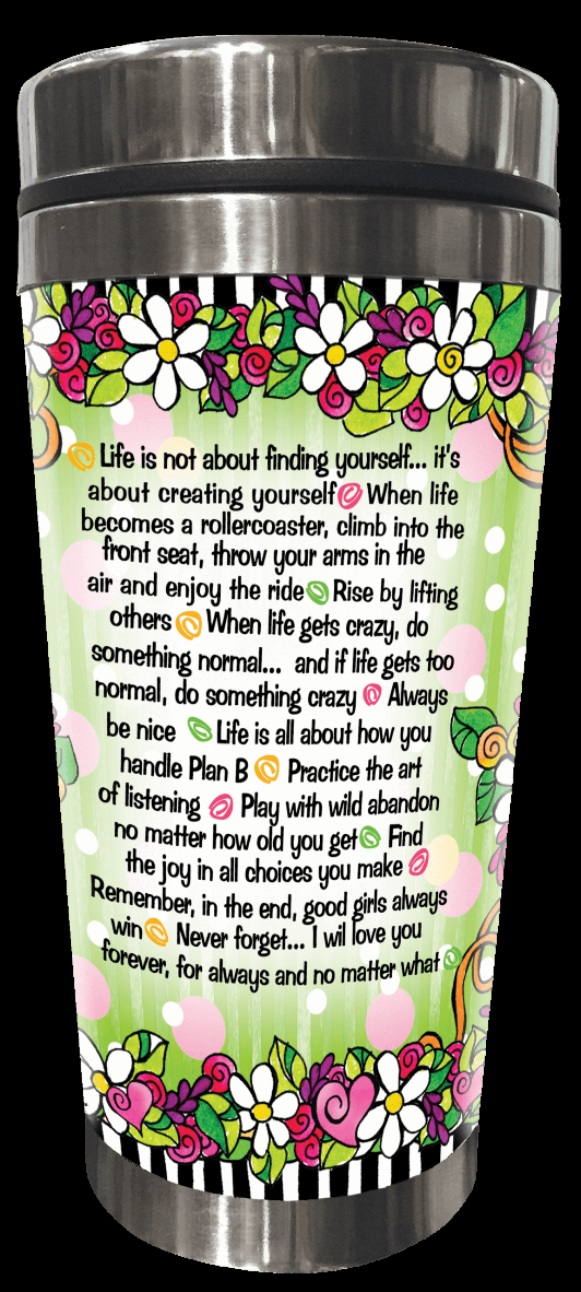 Wacky Stainless Steel Tumbler -  Wisdom for My Daughter