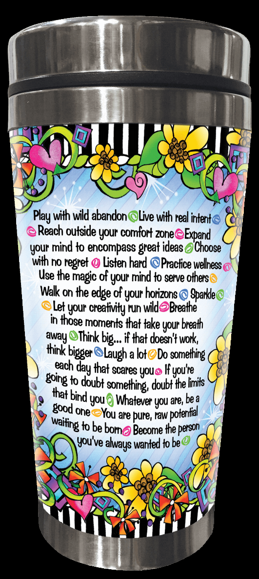 Wacky Stainless Steel Tumbler -  Dare to be Remarkable