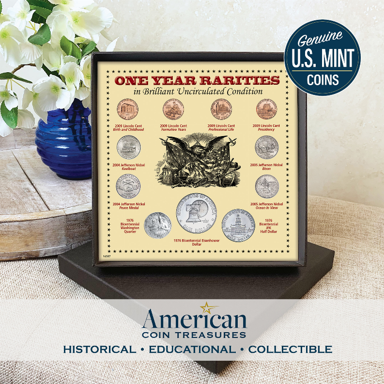 One Year Rarities Eleven Coin Display Boxed Set