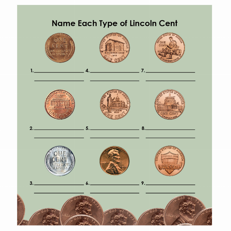 Lincoln Penny Bankers Bag Beginner Coin Set
