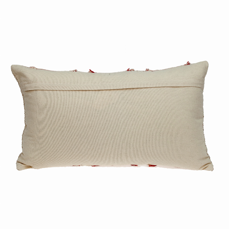 Parkland Collection Zest Transitional Ivory And Beige Throw Pillow