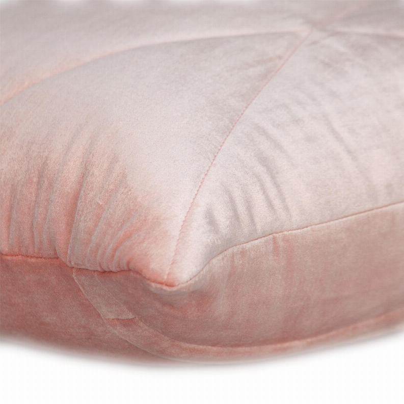 Parkland Collection Koko Transitional Quilted Throw Pillow 20" x 20" Pink