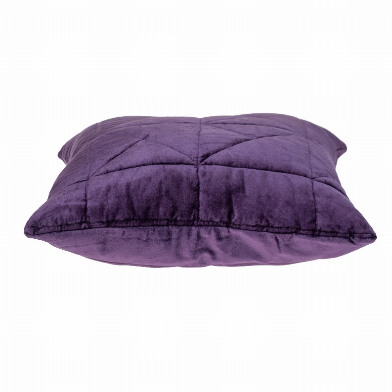 Parkland Collection Zoe Transitional Quilted Throw Pillow - 20" x 20" Purple