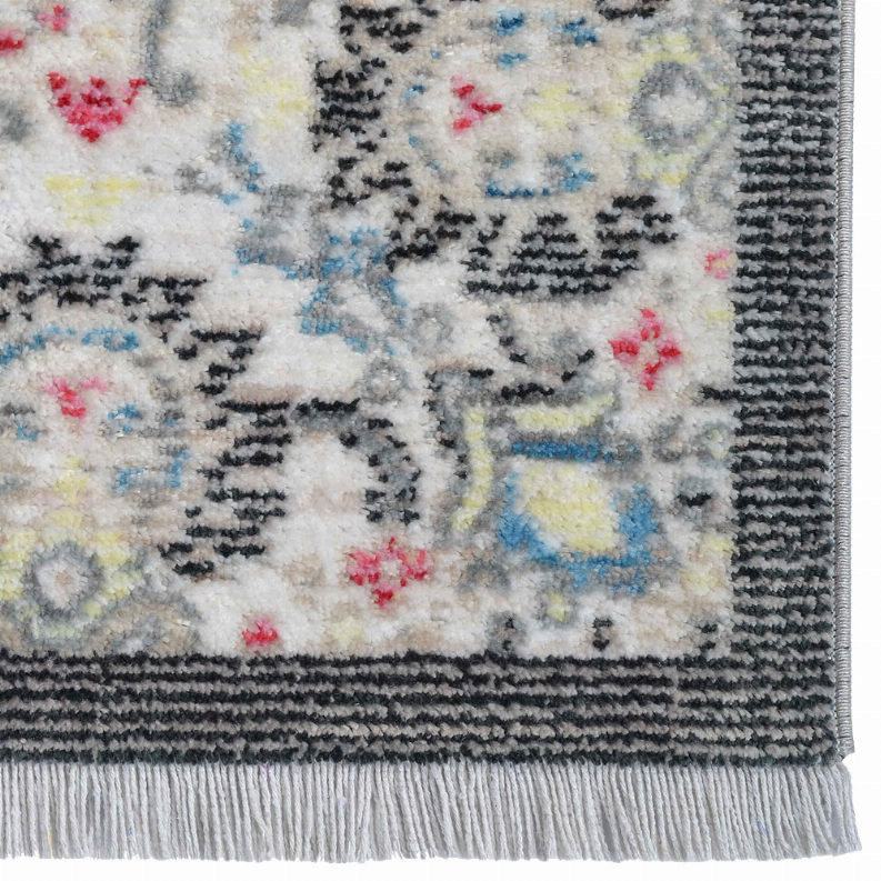Rugsotic Carpets Machine Woven Crossweave Polyester Area Rug Oriental 10'x13' Beige Black1