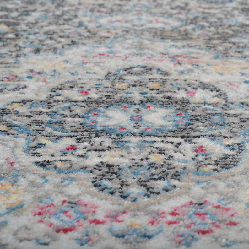 Rugsotic Carpets Machine Woven Crossweave Polyester Multicolor Area Rug Oriental - 3'11''x5'10'' Multicolor7