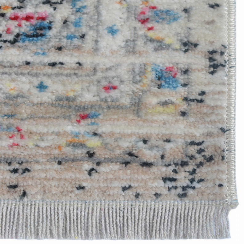 Rugsotic Carpets Machine Woven Crossweave Polyester Multicolor Area Rug Oriental - 3'11''x5'10'' Multicolor7