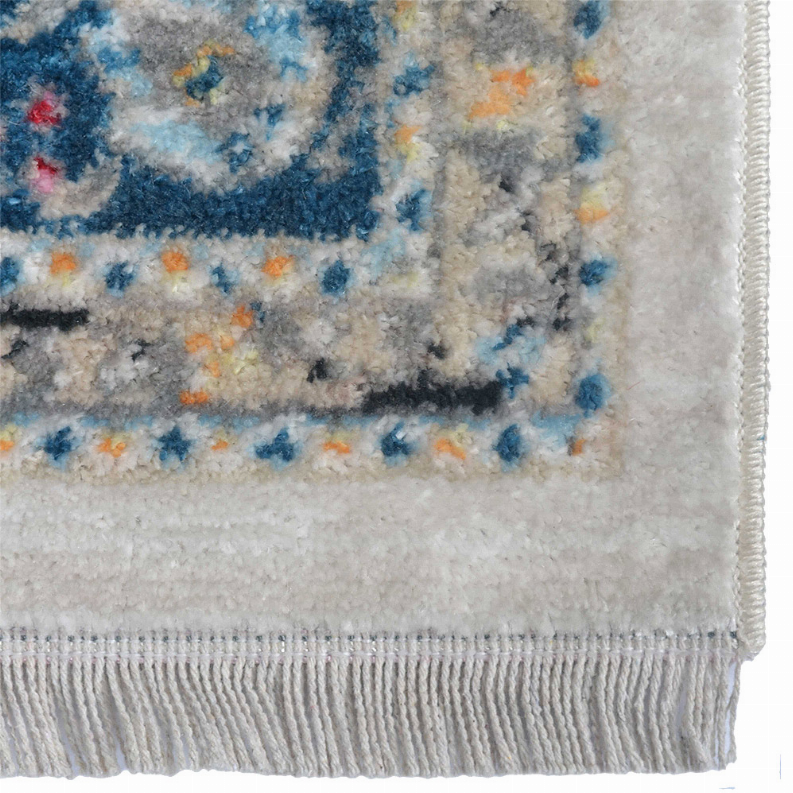 Rugsotic Carpets Machine Woven Crossweave Polyester Multicolor Area Rug Oriental - 3'11''x5'10'' Multicolor14