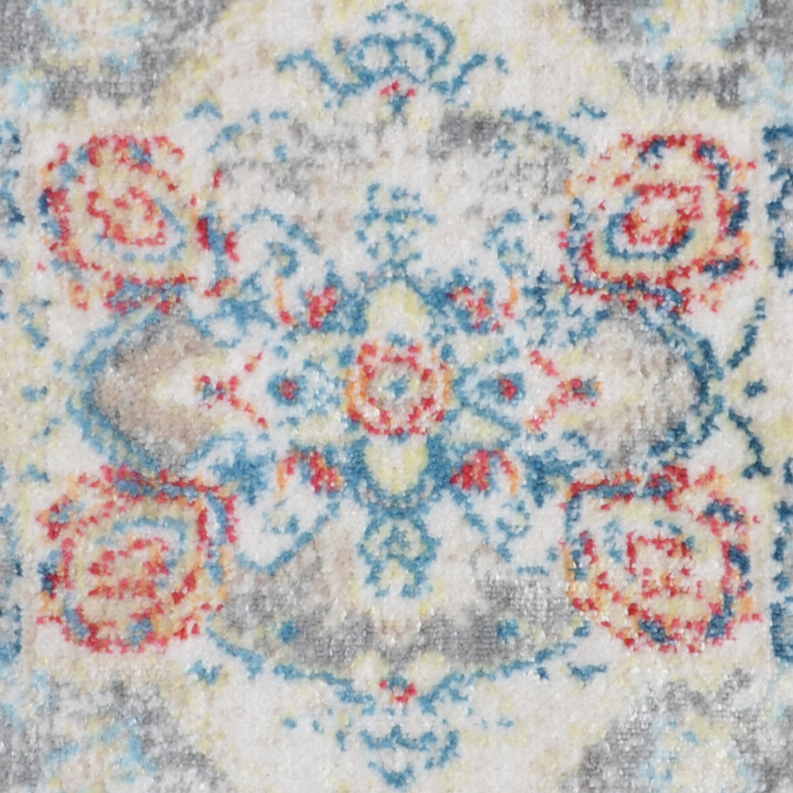 Rugsotic Carpets Machine Woven Crossweave Polyester Multicolor Area Rug Oriental - 4'8''x6'9'' Multicolor3