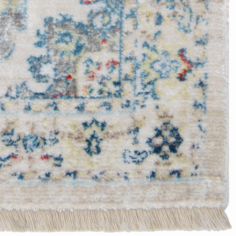 Rugsotic Carpets Machine Woven Crossweave Polyester Multicolor Area Rug Oriental - 4'8''x6'9'' Multicolor3