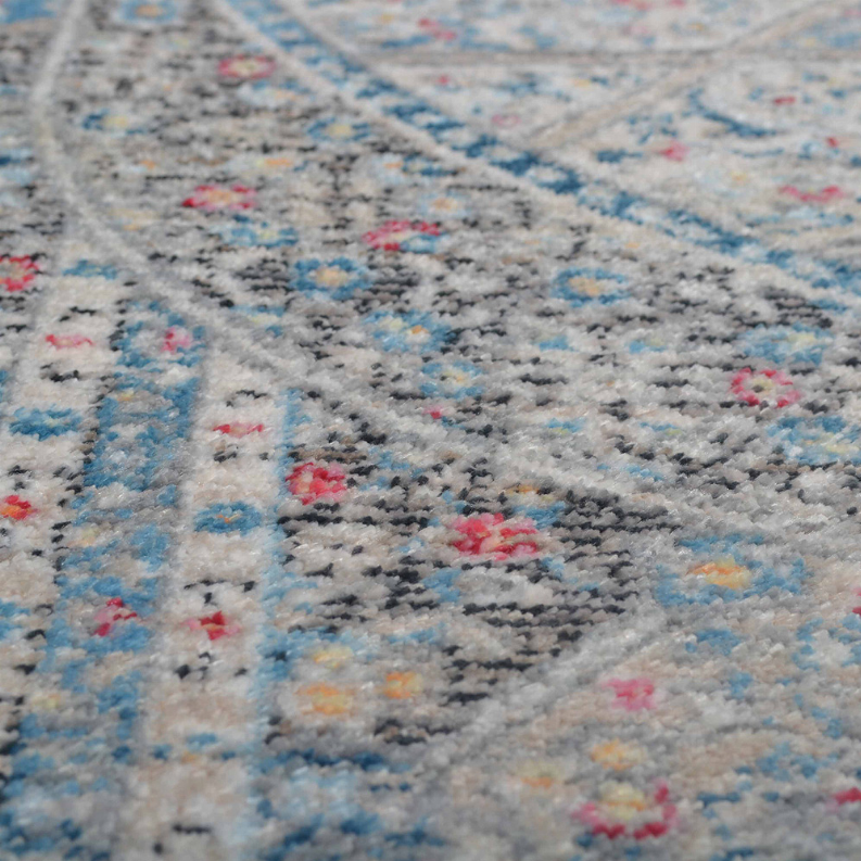 Rugsotic Carpets Machine Woven Crossweave Polyester Multicolor Area Rug Oriental - 4'x5'11'' Multicolor9