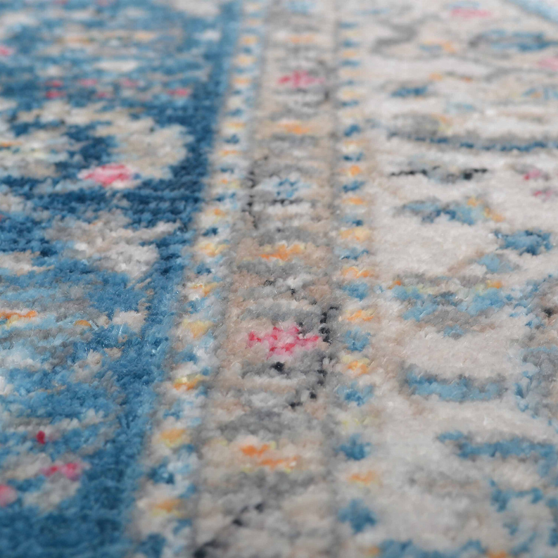 Rugsotic Carpets Machine Woven Crossweave Polyester Multicolor Area Rug Oriental - 4'x5'11'' Multicolor14