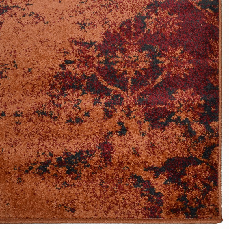 Rugsotic Carpets Machine Woven Heatset Polypropylene Area Rug Contemporary 10'x13' Orange