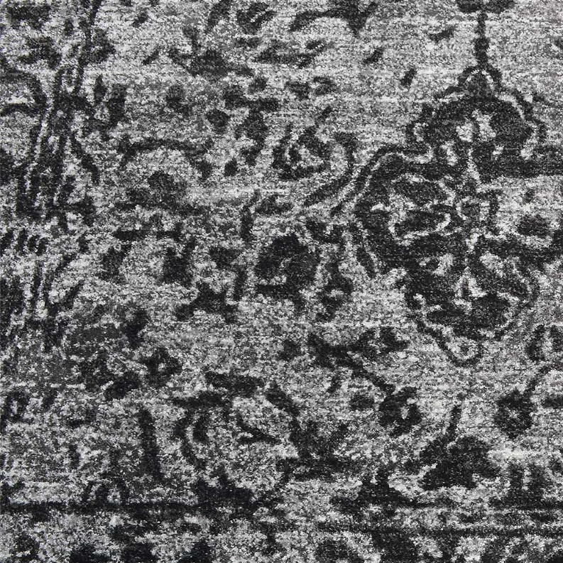 Rugsotic Carpets Machine Woven Heatset Polypropylene 3'2''x10' Runner Area Rug Contemporary - 3'2''x10' Silver1