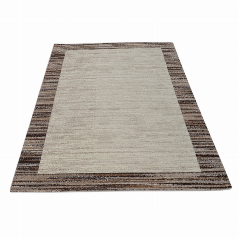 Rugsotic Carpets Machine Woven Heatset Polypropylene Area Rug Contemporary 4'4''x6'4'' Ivory Beige