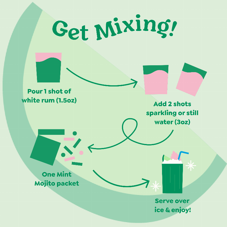 Mint Mojito Cocktail Mocktail Mixer