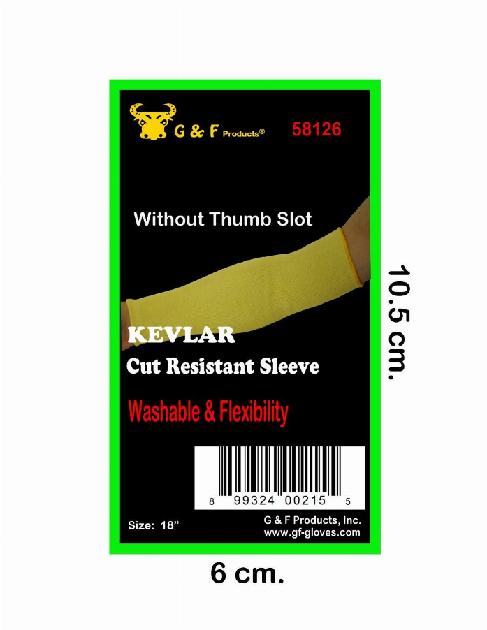 Cut Resistant Knit Sleeve With Thumb Hole