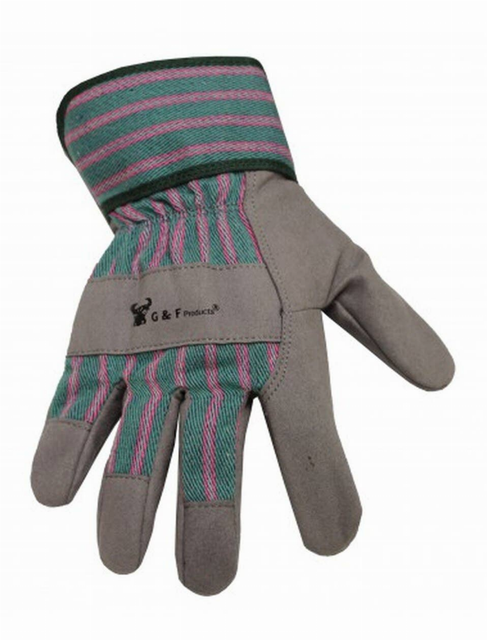 Synthetic Leather Kids Garden Gloves