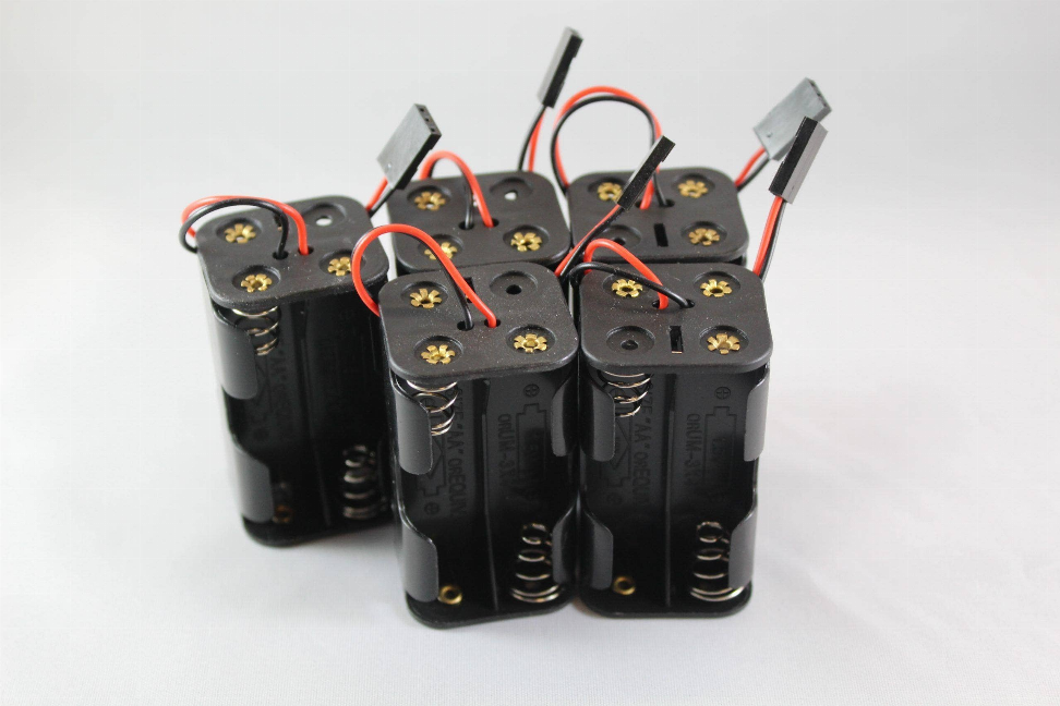 Battery Holder 4 x AA (6V) Battery Holder (Socket Connector)