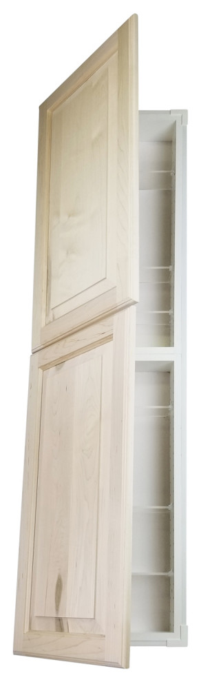 Corsica Recessed Medicine Cabinet -  53h x 15.5w x 3.5dUnfinished