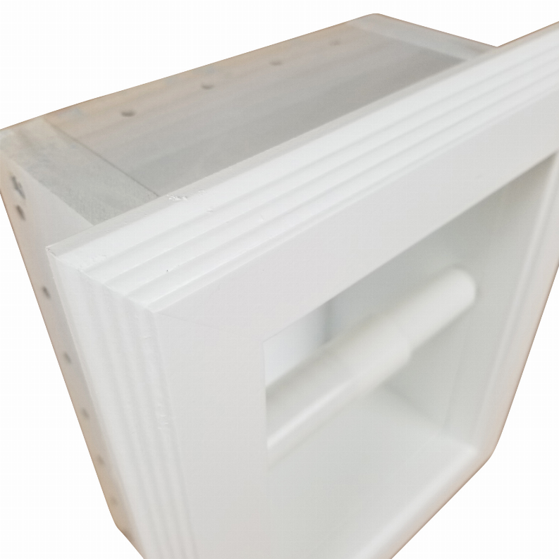 Tavares Recessed Solid Wood Toilet Paper  7 x 8.5"  27 White Enamel