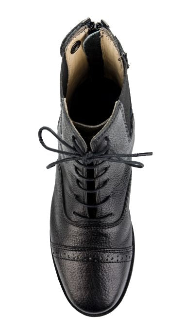 TuffRider Women Belmont Lace-Up High-Top Paddock Boots 10 Black