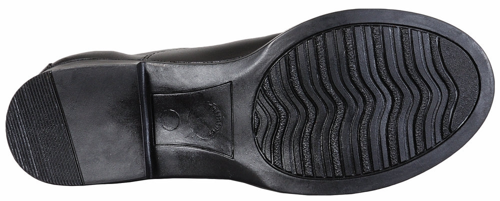TuffRider Women Belmont Leather Field Boots 7.5 Black Wide