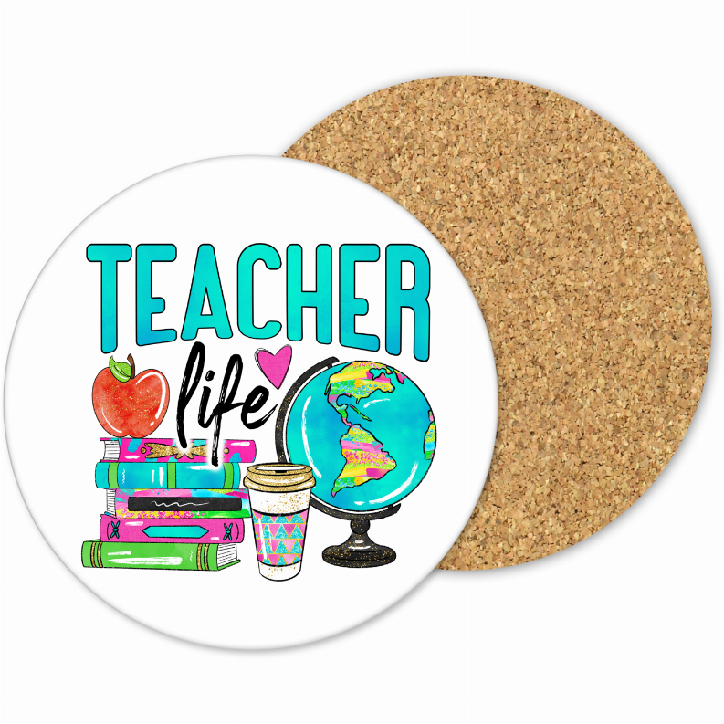 Teacher Life Mug and Coaster Set