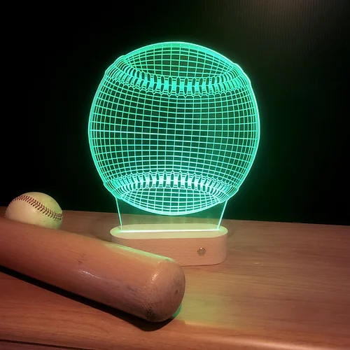 Baseball LED Lamp