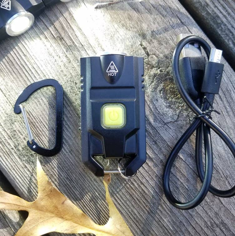 Night Shield - Rechargeable, 300 Lumen, Keychain LED