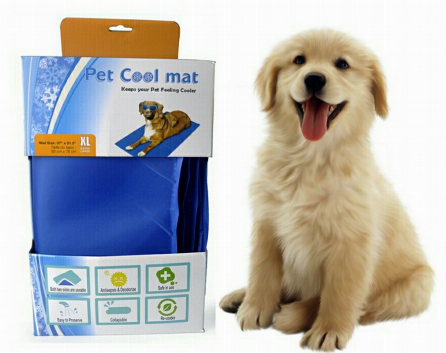 Mr. Peanut's Pet Chill Pad - Pressure Activated Cooling Non-Toxic Gel Pet Mat