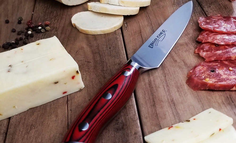 Crimson  Utility knife - Red G10 Handle