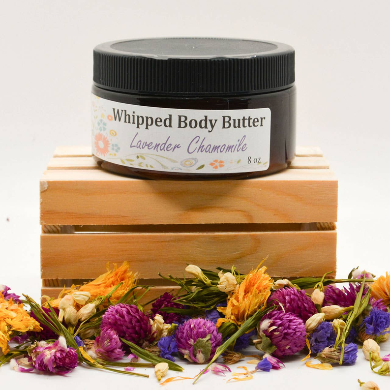 Whipped Body Butter   Lavender Chamomile 4 oz